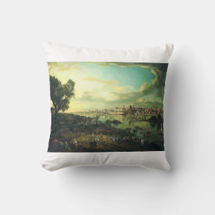 Cojín Decorativo Vista de Varsovia desde Praga por Bernardo Bellott