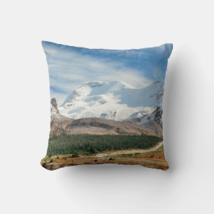 Cojín Decorativo Vista panorámica de Columbia Icefield con cubierta