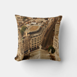Cojín Decorativo Vista panorámica de la azotea de Londres con arqui