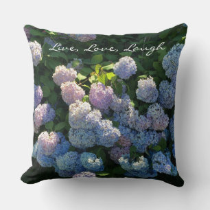 Cojín Decorativo Viva Ama Ríe Cottage de Hortensias