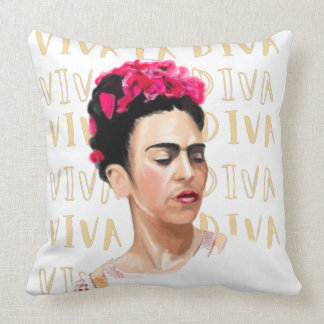 Cojín Decorativo Viva La Diva Frida Kahlo cushion 