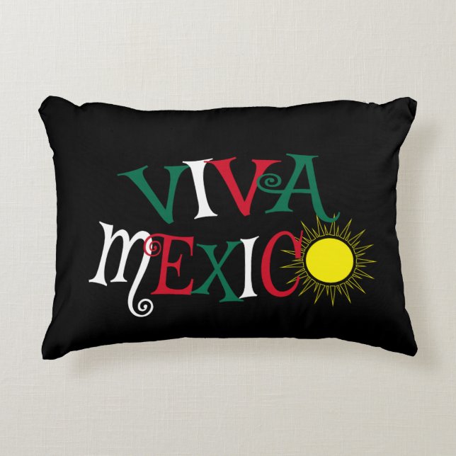 Cojín Decorativo Viva México (Anverso)