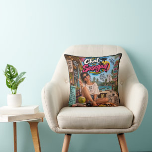 Cojín Decorativo ¡Viva Susegad! — Susegad es un Estilo de Vida
