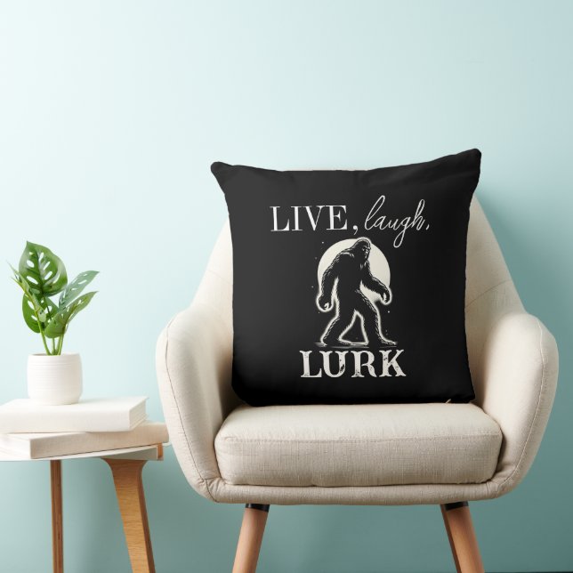 Cojín Decorativo Vive, ríe, acecha (Silla)