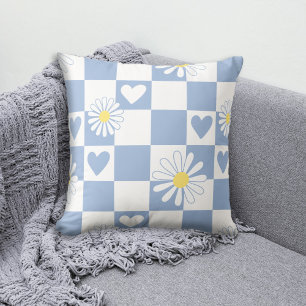 Cojín Decorativo Viverito Cuadriculado Gris de Nursery