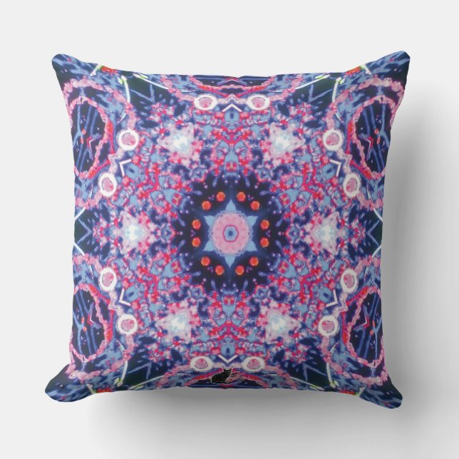 Cojín Decorativo Vivid Kaleidoscope (Anverso)