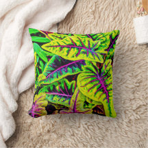 Vivid Leaves Neon Elegance