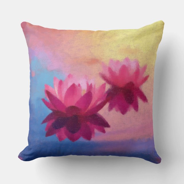 Cojín Decorativo Vivid Lotus (Anverso)