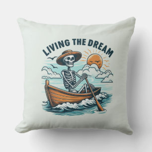 Cojín Decorativo Viviendo el sueño - Skeleton (2)