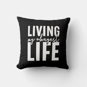 Cojín Decorativo Vivir mi vida más okayana