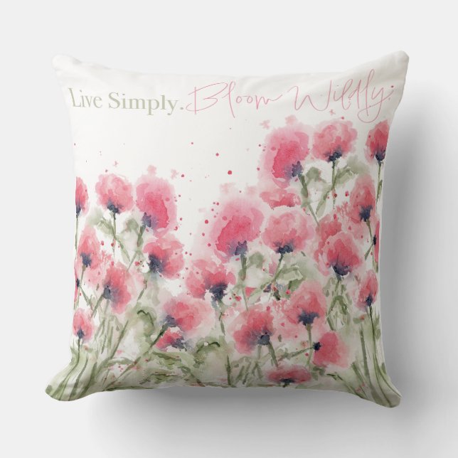 Cojín Decorativo Vivir Simplemente. Bloom Willy (Anverso)