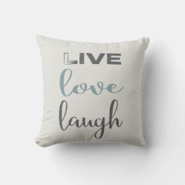 Cojín decorativo vivo de la tipografía el | de la