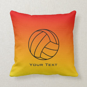 Cojín Decorativo Voleibol amarillo-naranja