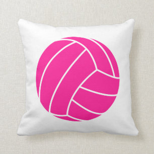 Cojín Decorativo Voleibol rosa caliente