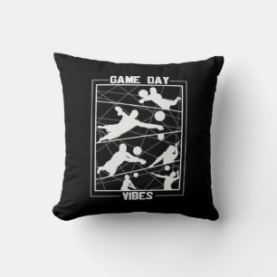 Cojín Decorativo Voleibol Vibes de día de juego