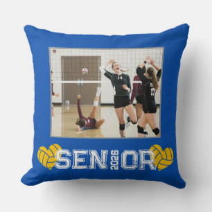 Cojín Decorativo Volleyball Número de Senior Foto Personalizada