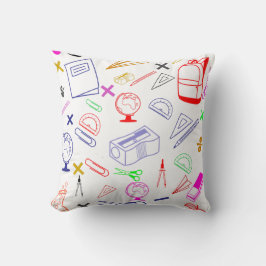 Cojín Decorativo Volver al patrón escolar