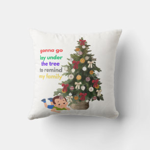 Cojín Decorativo Voy a acostarme debajo del árbol para recordarle a
