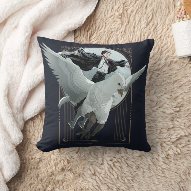 Cojín Decorativo Vuelo Anime HARRY POTTER™ con Buckbeak (Manta)