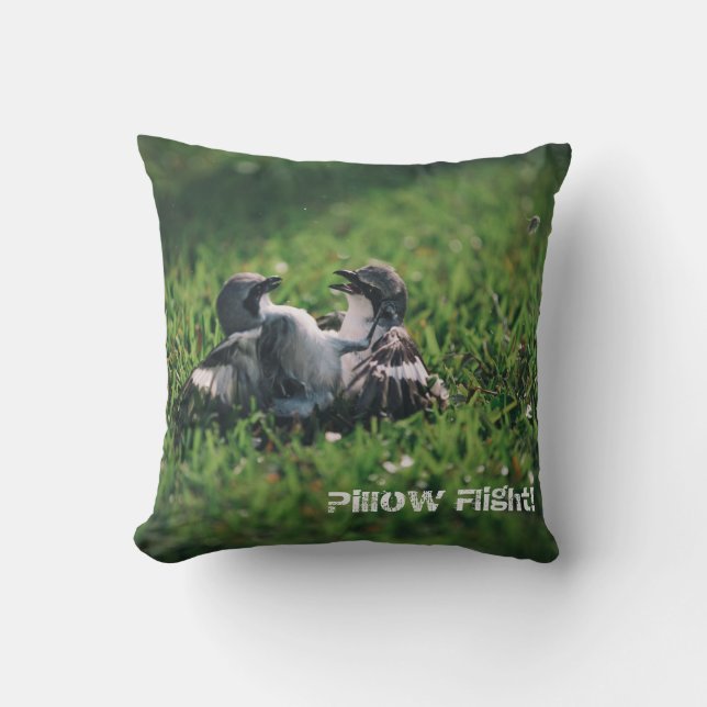 Cojín Decorativo ¡Vuelo de la almohada! (Anverso)