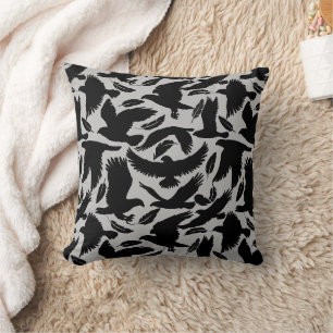 Cojín Decorativo Vuelo de los águilas negro.w Gray BG
