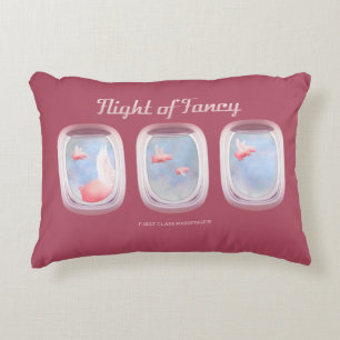 Cojín Decorativo Vuelo de los cerdos hacia el mar