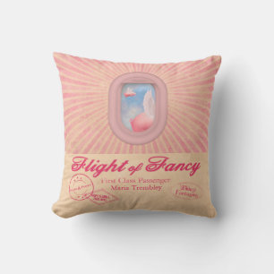 Cojín Decorativo Vuelo de los cerdos hacia el mar