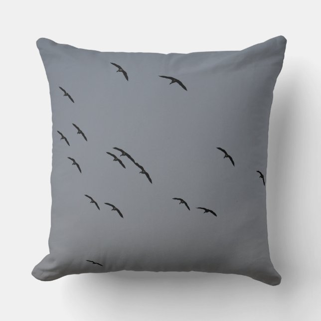 Cojín Decorativo Vuelo nocturno (Anverso)
