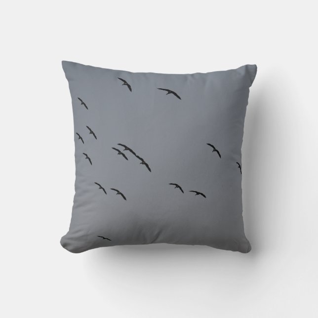Cojín Decorativo Vuelo nocturno (Anverso)
