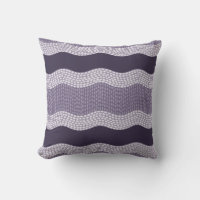 Wabi Sabi Resumen del río Wavy, berenjena, Lilac