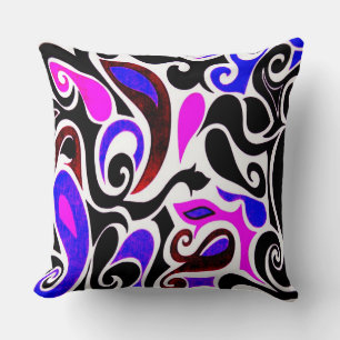 Cojín Decorativo Wacky Retro Swirl