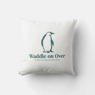Cojín Decorativo Waddle On Over Adorable Penguin