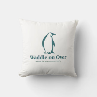 Cojín Decorativo Waddle On Over Adorable Penguin