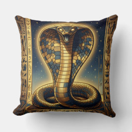 Cojín Decorativo Wadjet – Egyptian Cobra Goddess´3