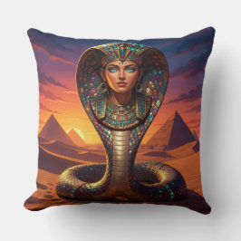 Cojín Decorativo Wadjet – Egyptian Cobra Goddess´7
