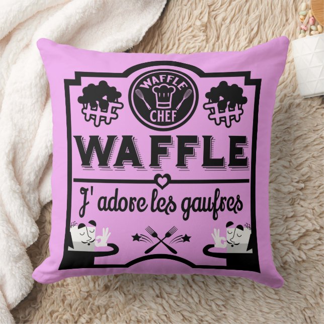 Cojín Decorativo Waffles de Bélgica (Manta)