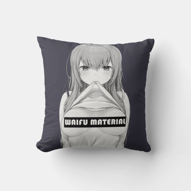 Cojín Decorativo Waifu Material    (Anverso)