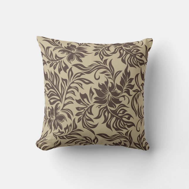 Cojín Decorativo Waikiki Hibiscus Hawaii Pillows reversibles (Anverso)