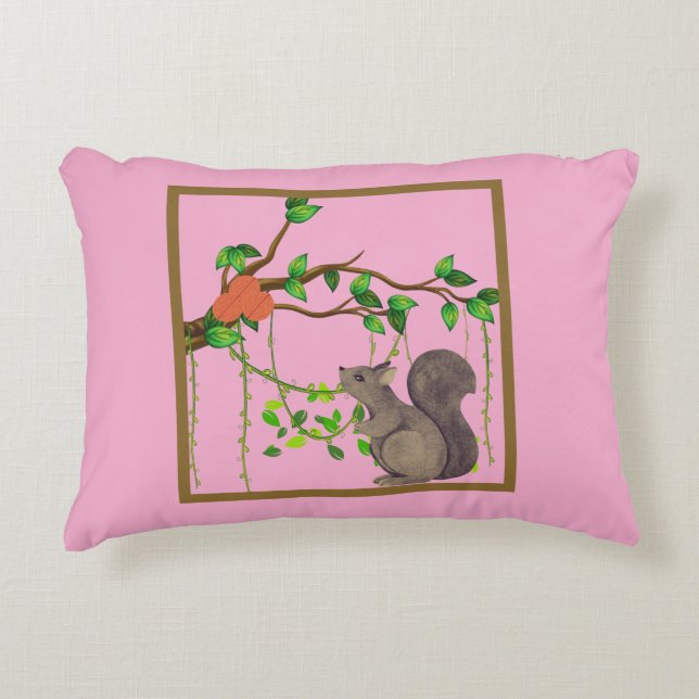 Cojín Decorativo Waiting for a nut (Anverso)