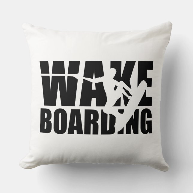Cojín Decorativo Wakeboarding (Anverso)
