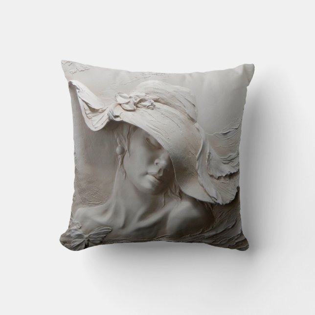 Cojín Decorativo wall mural 3d illusion 3d,background,art,mural,flo (Anverso)