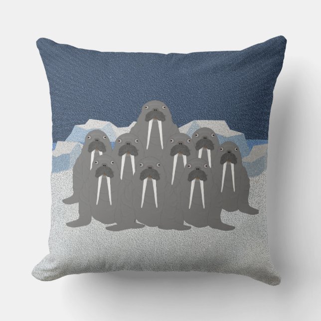 Cojín decorativo Walrus (Anverso)