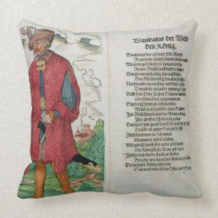 Cojín Decorativo Wandalus, rey del "Wenden", 'del origen o