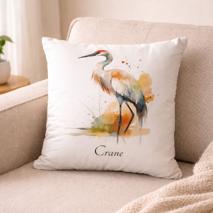 Cojín Decorativo Wandering Crane, personalizado