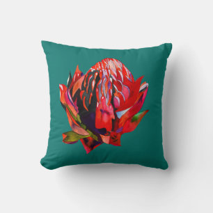 Cojín Decorativo Waratah Flor acuática australiana