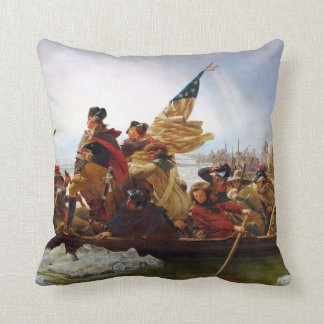Cojín Decorativo Washington que cruza el Delaware