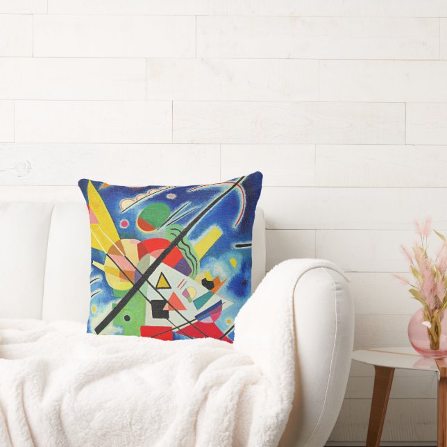 Cojín Decorativo Wassily Kandinsky - Blue Painting, (Sofá)