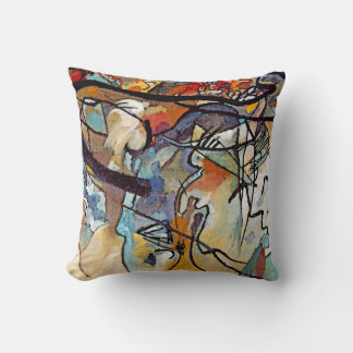 Cojín Decorativo Wassily Kandinsky - Composición Cinco Arte Abstrac