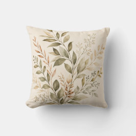 Cojín Decorativo Watercolor Botanical Branches Decorative Pillow