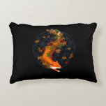 Cojín Decorativo Watercolor Fox Flor De Animal De Espíritu De Vida<br><div class="desc">Watercolor Fox Flor Of Life Spirit Animal design para los amantes del zorro.</div>